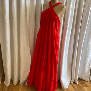 Lady in Red! Show me your Mumu  xl dress with pockets super easy fit gorgeous!!!